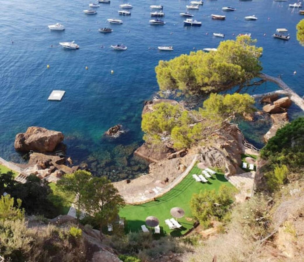 Capsasalbegur137 Piscina Del Mar Vista Al Patio Begur Exterior foto
