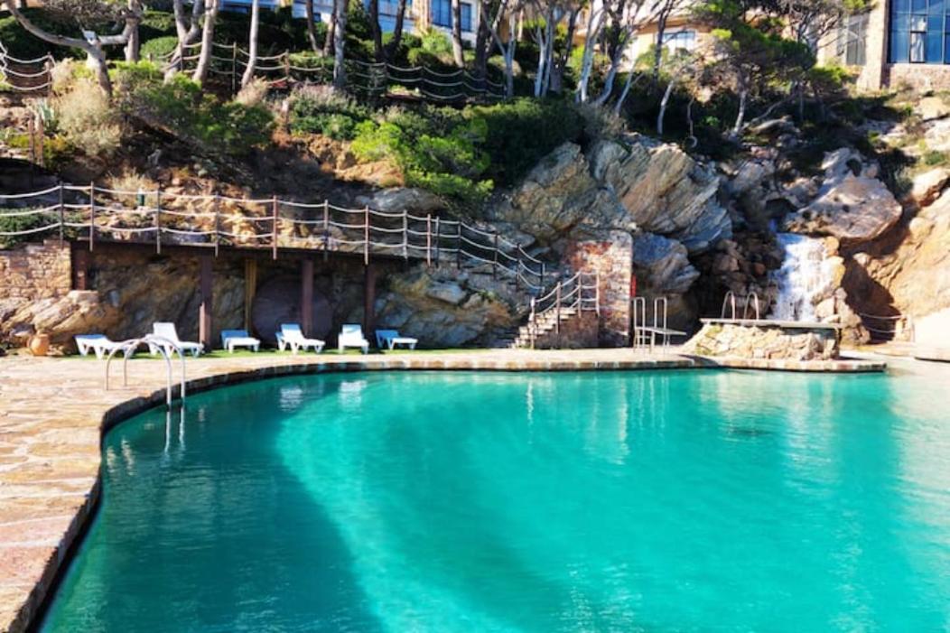 Capsasalbegur137 Piscina Del Mar Vista Al Patio Begur Exterior foto